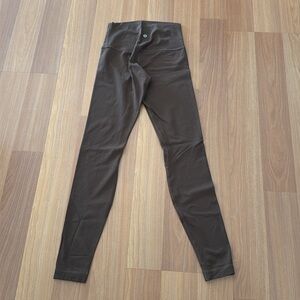 Lululemon java  High-Waisted Leggings. Size 4. Perfect condition